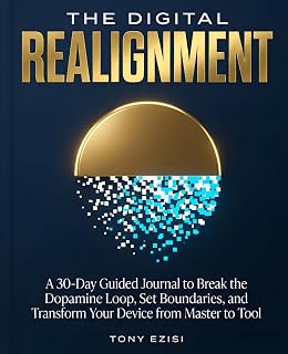 THE DIGITAL REALIGNMENT: A 30-Day Guided Journal to Break the Dopamine Loop, Set Boundaries, and Transform Your Device from Master to Tool (Guided Mental Health & Wellness Plan)
