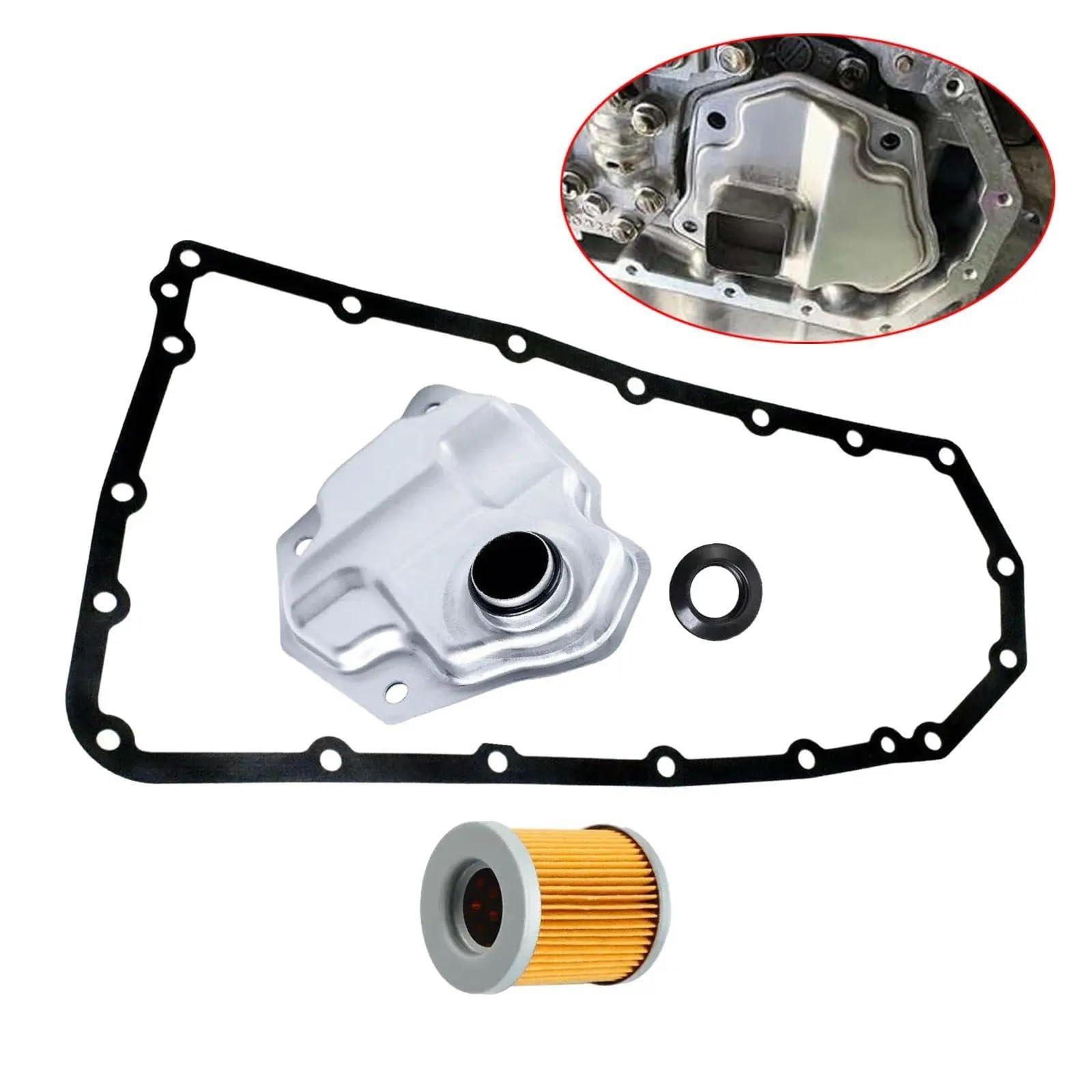 transmission automatique 31728-1XZ0D W0133-2032676-oea 31728-x480A Kit de junta de cárter de aceite de filtro de transmisión automática compatible con caja de cambios Jf011E Filtro hidráulico