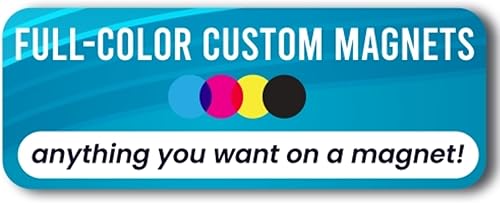 Miniatura 7 de Magnet Me Up Imán rectangular personalizado de 10 x 3 pulgadas, perfecto para negocios, publicidad, uso personal, regalos, elige tu texto, carga