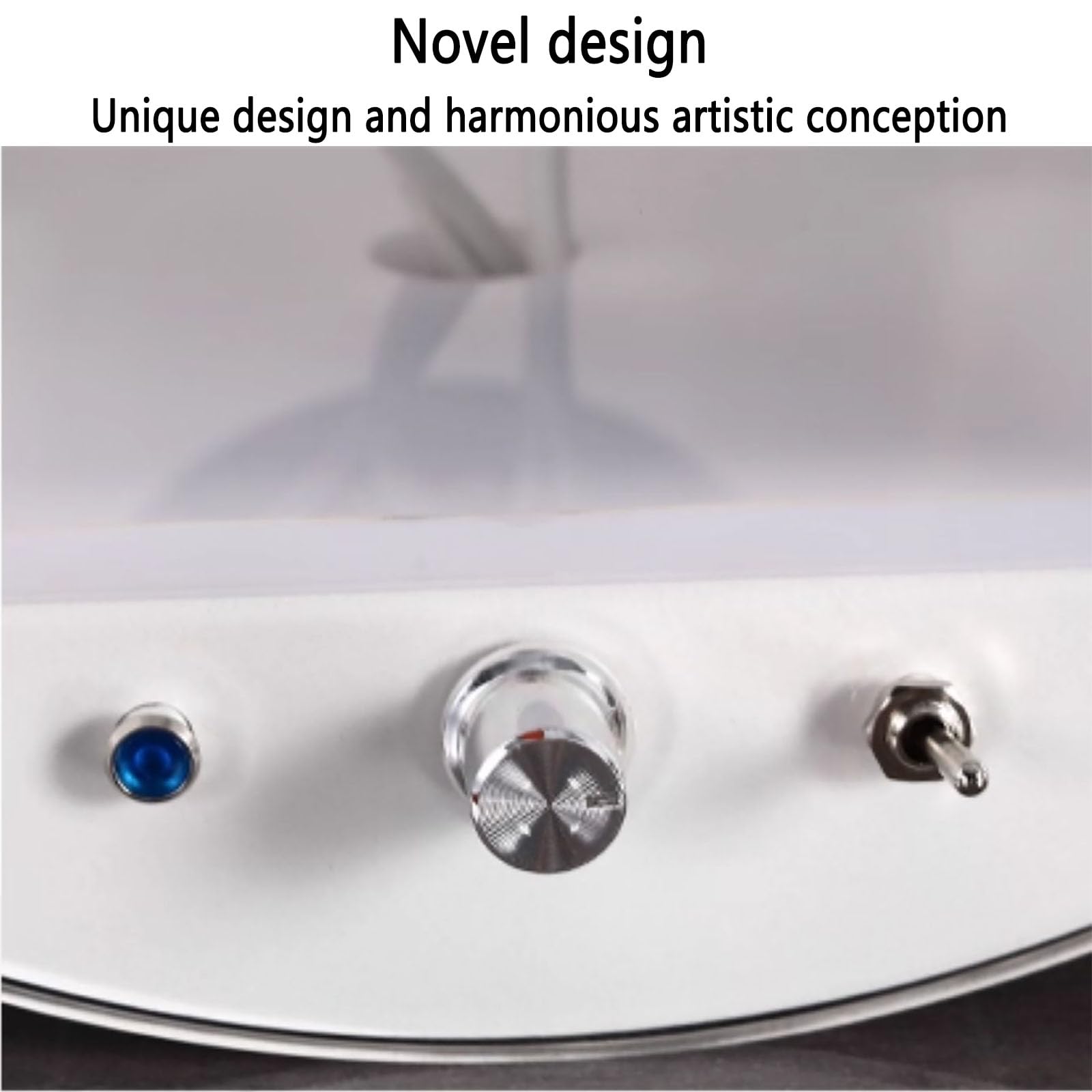Lettore CD musicale Bluetooth, altoparlante rotondo con effetto sonoro coinvolgente e qualità del suono puro, supporta Bluetooth 5.0 per casa e galleria
