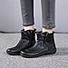 Ankle Boots for Women Low Heel, Womens 2025 Arch Support Ankle Booties Fashion No Heel Lace Up Side Zipper Vintage Retro Short Boots Wide Width Ankle Boots Fall Comfortable Walking Flat Shoes (A2-black, Adult, Women, 6, Numeric, US Footwear Size System, Wide)