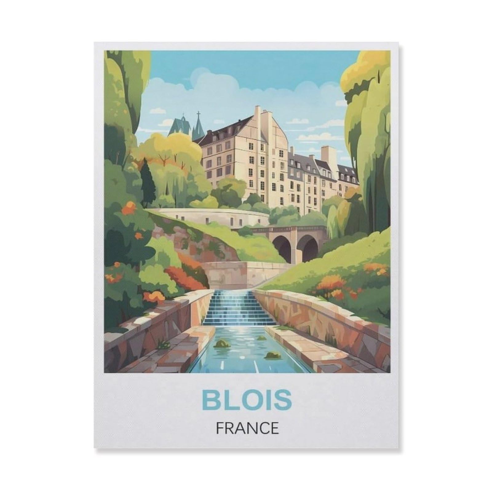 Metal Signs，Blois France(20x30cm）