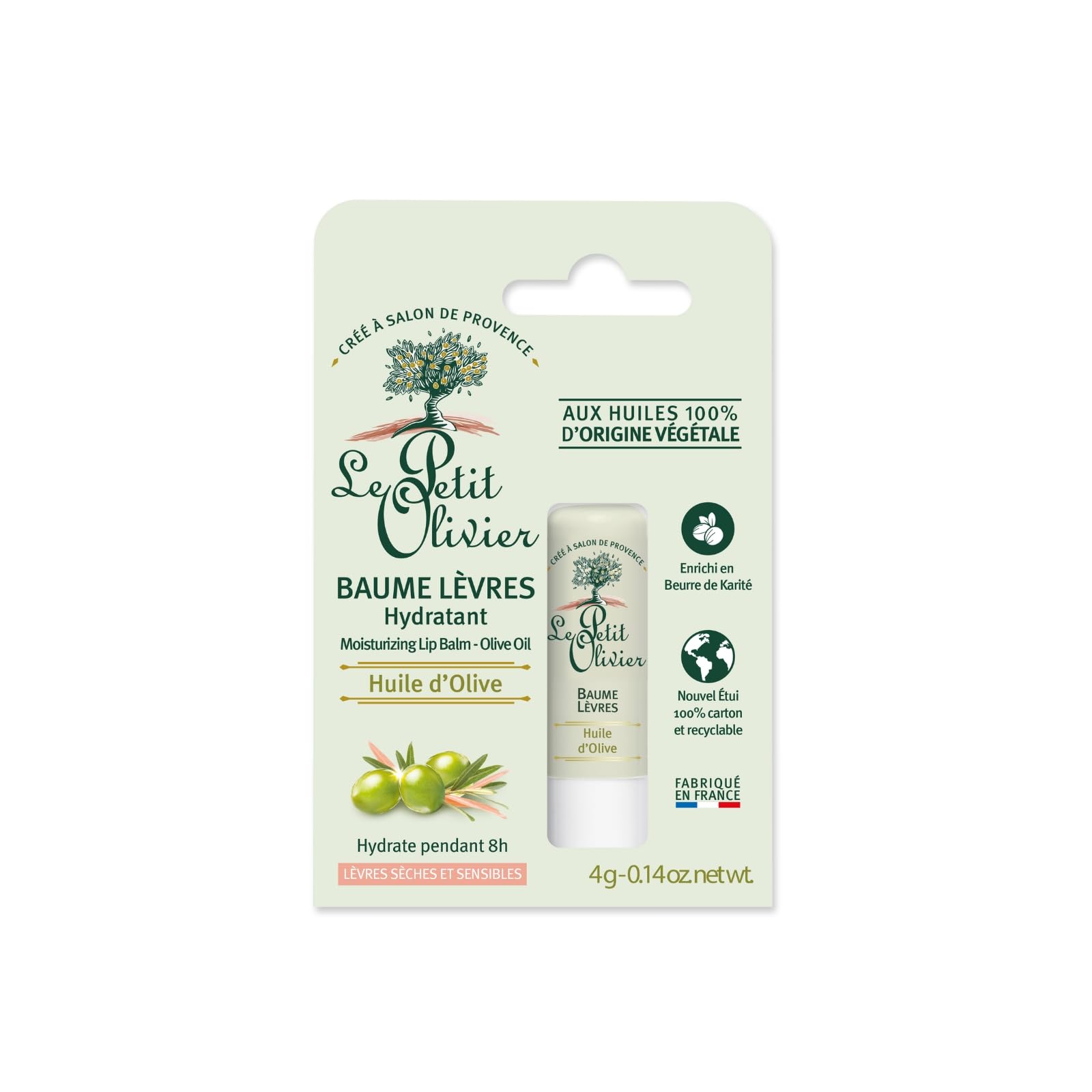 Le Petit Olivier Moisturizer Lip Balm with Olive Oil