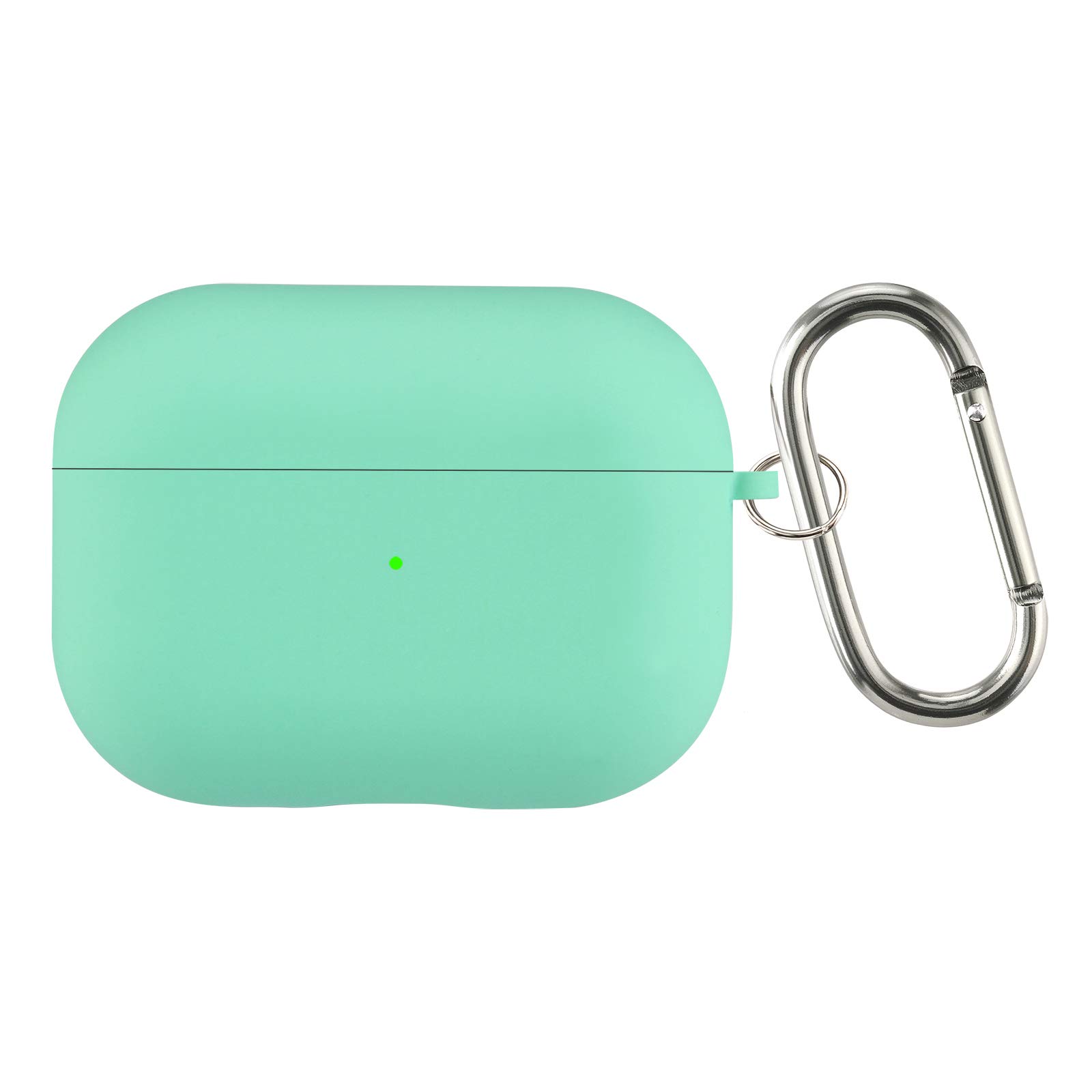 Boxome Case Cover for Apple Airpods Pro 3 | Silicone Case with Inner Microfiber Lining & Keychain Hook | Only for Apple Airpods | Gable Green