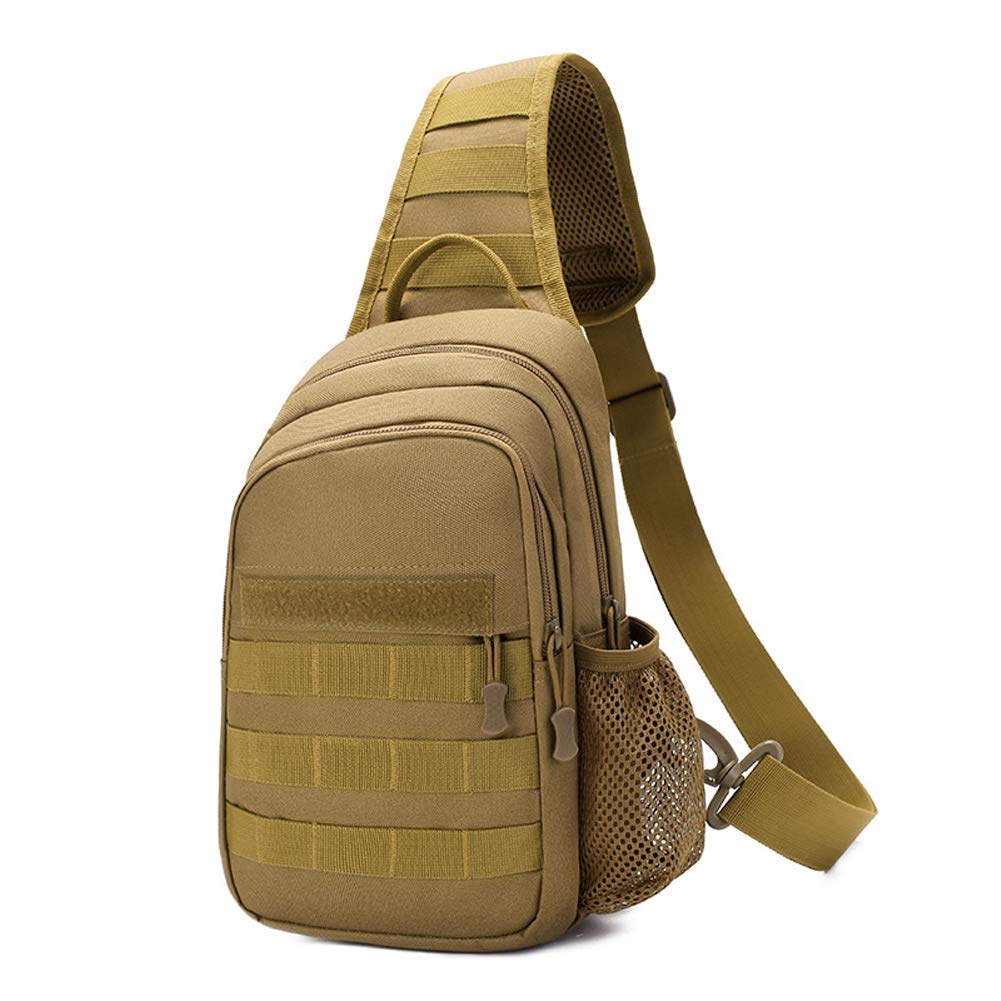 Crossbody Sling Bag,Chest Shoulder Travel Hiking Backpack,Casual Daypack(Grey)