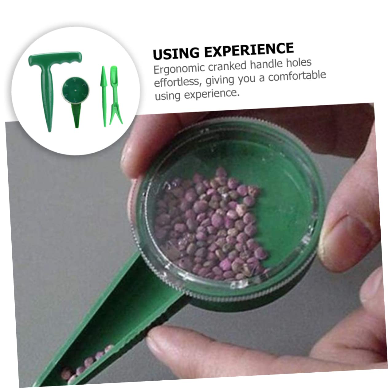 SUPVOX 40pièces Outils De Jardinage Distributeur De Semoir Plastique Épandeur pour Plantes Et Semences