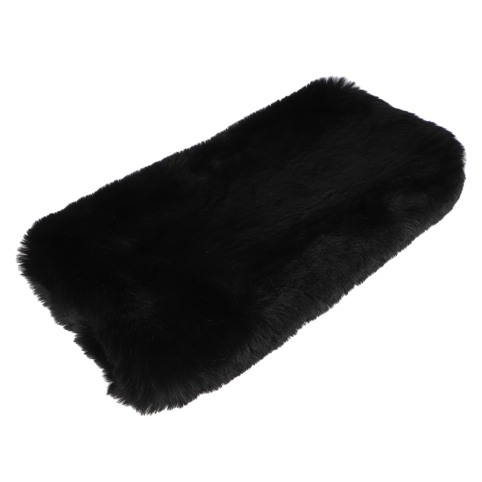 COLLBATH Manguitos De Mano De Piel Sintética Negros, Tamaño 35x20 Cm, Cálidos para Invierno, Unisex para Mujeres, Hombres y Niñas, Uso Fríos y Eventos Formales