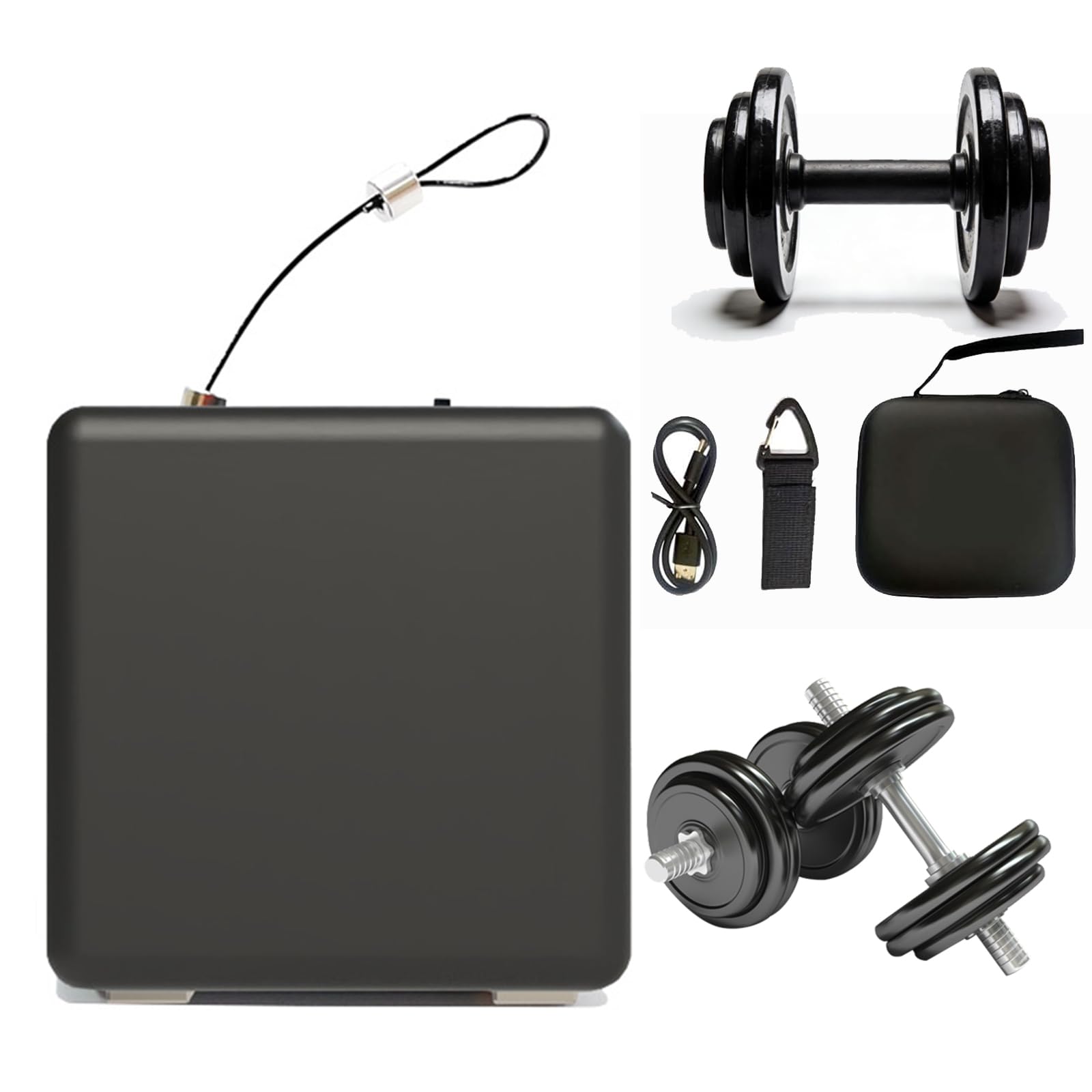 Velocity Based Training Device, Speed & Strength Tracker, APP Control, ariety of Training Methods Data Recording, 50H Battery, Rechargeable Smart Strength Training Monitor for Weightlifting