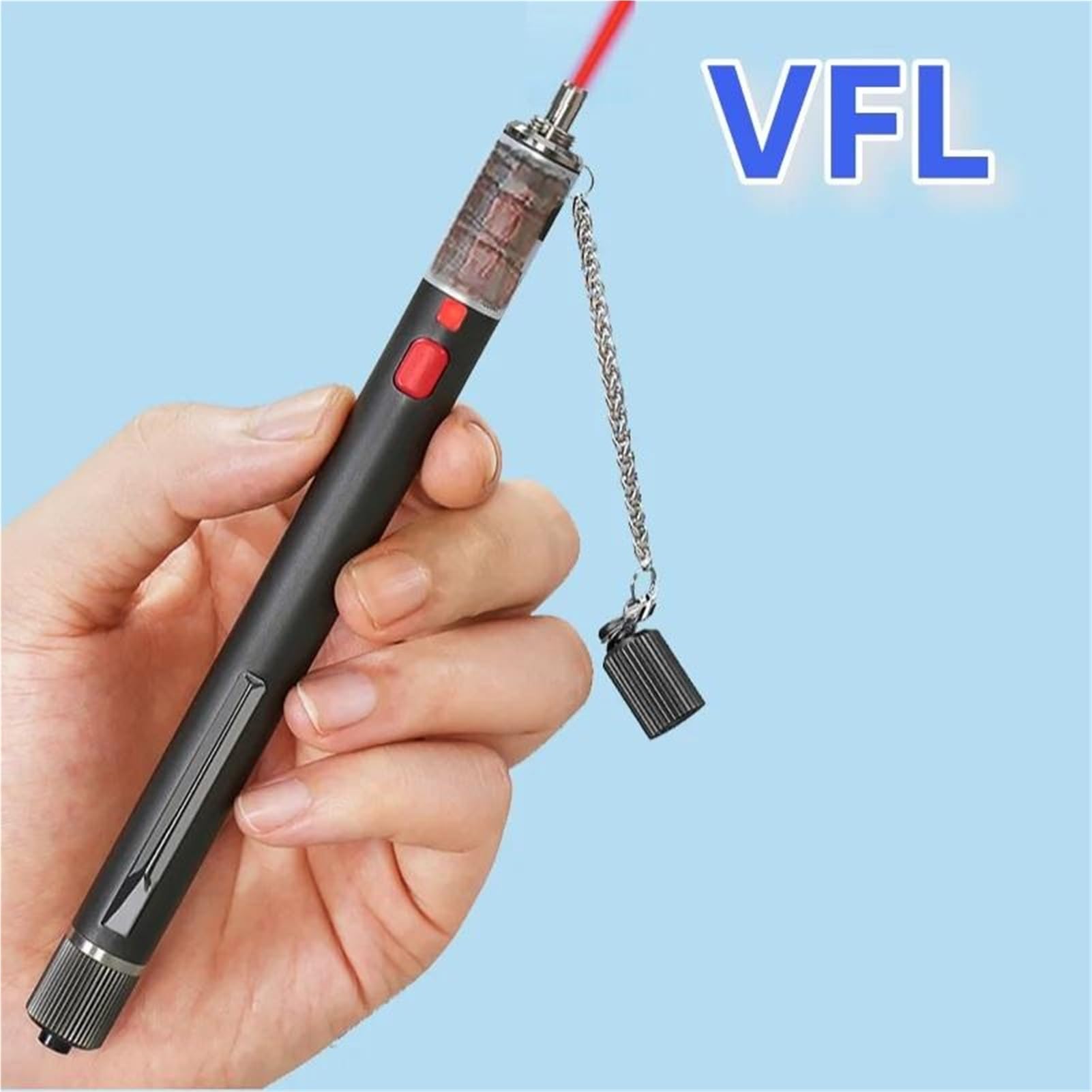 Localisateur visuel de défauts de type stylo VFL 5/10/20/30/50 MW, testeur de câbles à fibre optique 2,5 mm (SC/FC/ST), interface FTTH Testeur de fibre optique(10mw VFL)