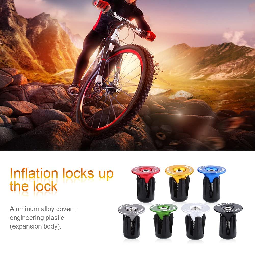 Capuchon De Guidon De Vélo En Alliage, 2 Pièces/paire, Poignées De