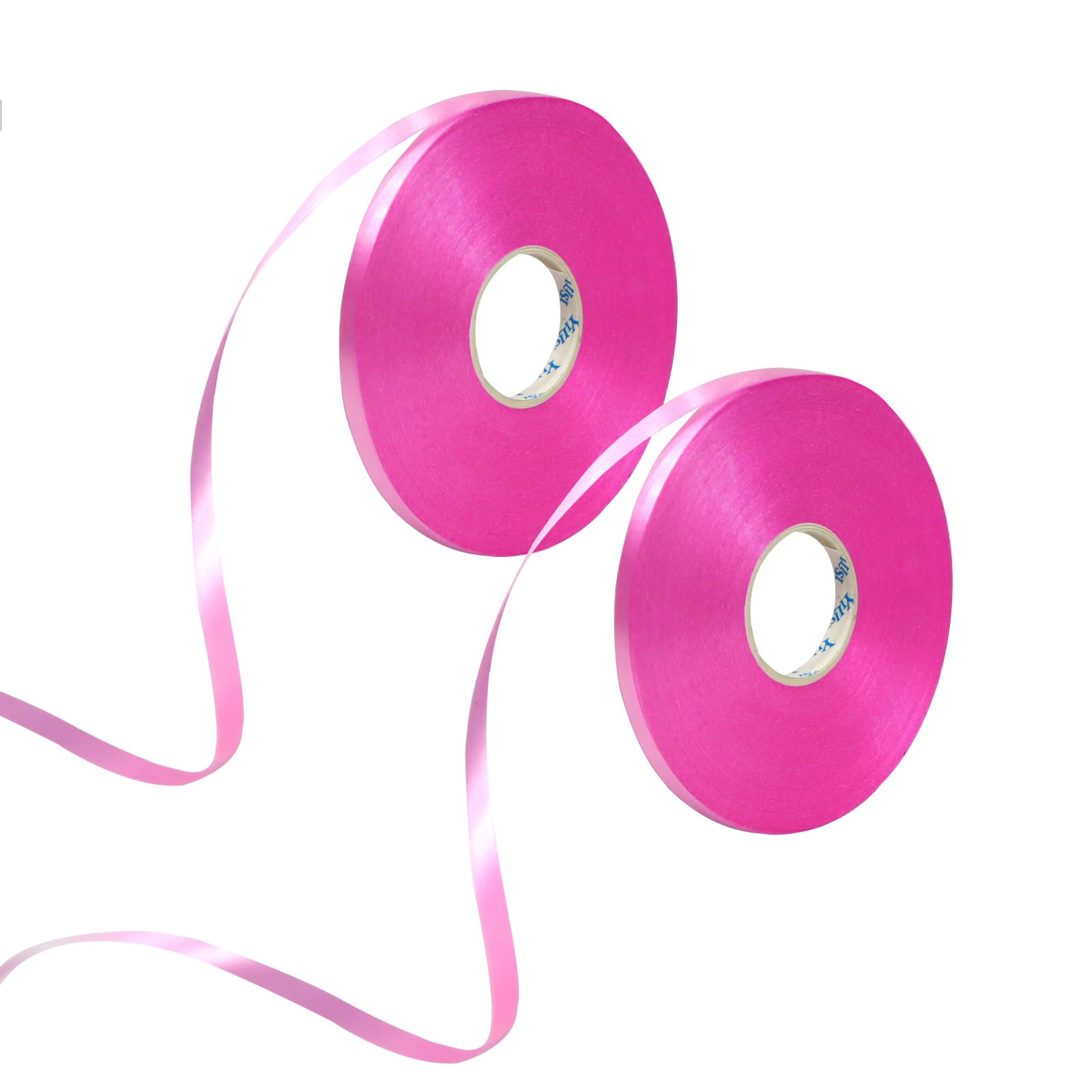 XFYJOP 100M Pink Curling Ribbon Pink Ribbon for Balloons 5mm Width Balloons String Pink Ribbons for Ggift Wrapping Ribbon for Crafts Wedding Party Decorations