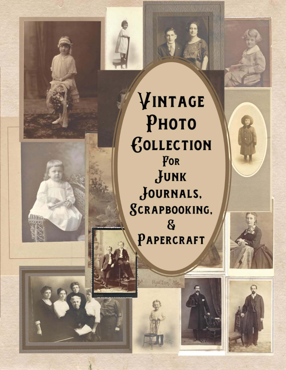 Vintage Photo Collection for Junk Journals, Scrapbooking, & Papercraft