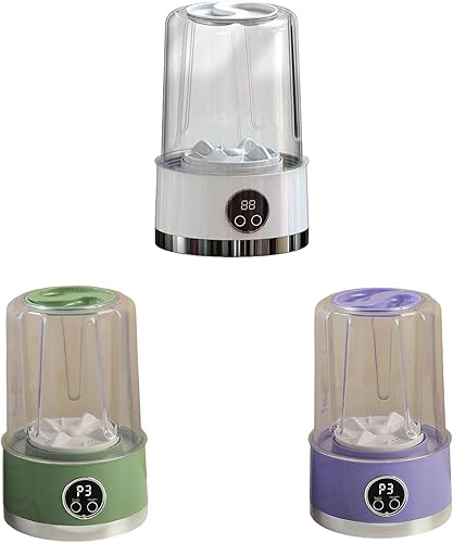 Miniatura 8 de Dispositivo de lavandería recargable para viajes, suave en íntimos, motor de bajo consumo, operaciones silenciosas para el hogar y los dormitorios,