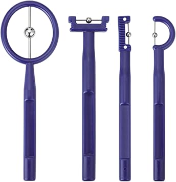4Pcs Tongue Tip Lateralization Elevations Tool Orals Muscle Tougue Training Tool Speech Therapies Talk for Women Men Tongue Tip Lateralization and Elevations Tools