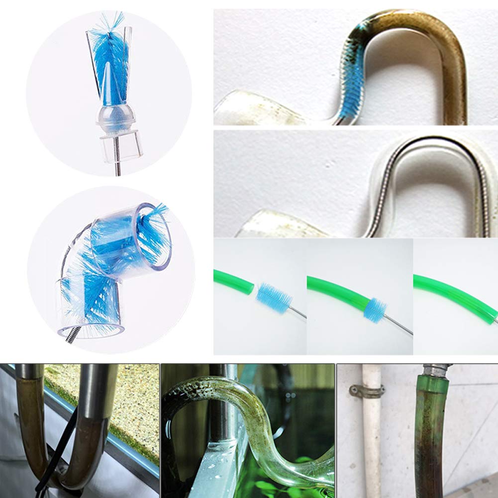 Spazzola Lunga Per Pulizia Tubi Acquario - Doppia Estremità, 155cm | Per Filtri E Tubature - Foto 8