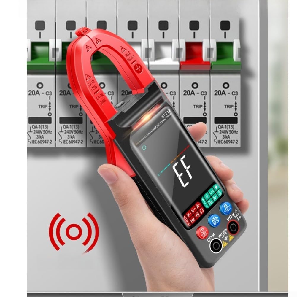 Pinza Multimetro Digitale LCD NCV Integrato Pinza Multimetro(black)