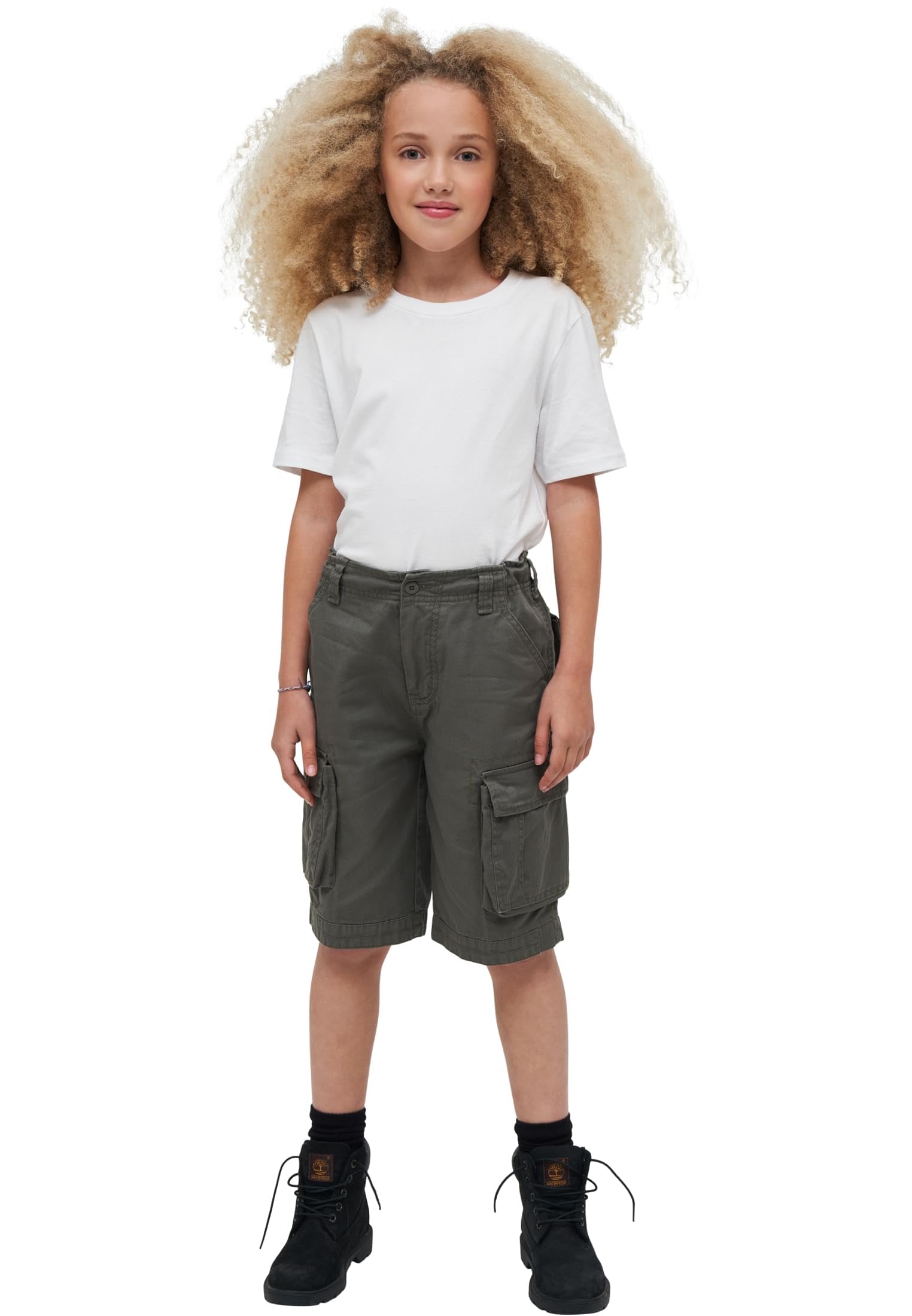 Brandit Short Enfant Urban Legends Unisexe Short Noir 100% Coton