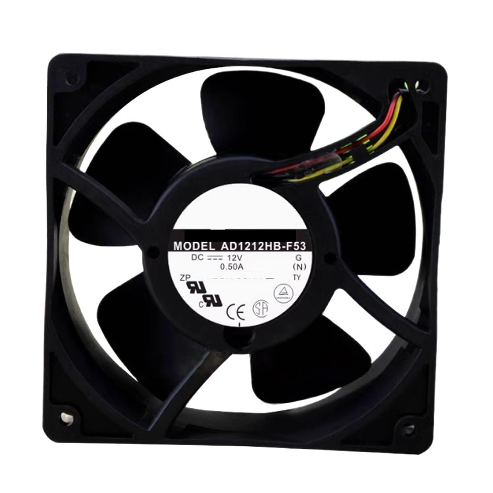 YMUGUEGH 120x120x38mm AD1212HB-F53 12038 12V 0.50A 12cm cooling fan