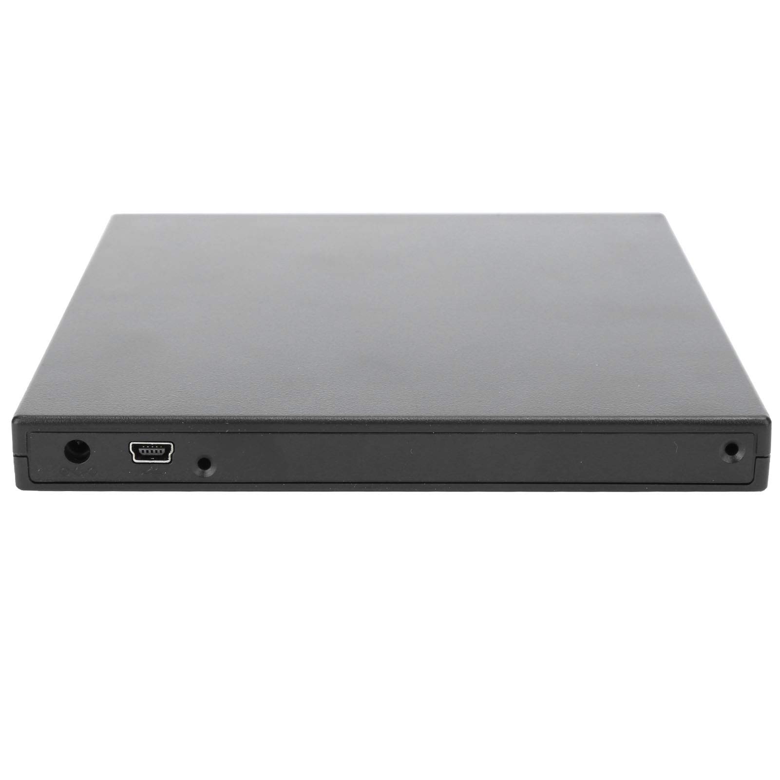 ASHATA Zewnętrzny napęd DVD/COMBO, złącze micro USB, czarny, 9,5 mm SATA, do laptopa i konsoli do gier