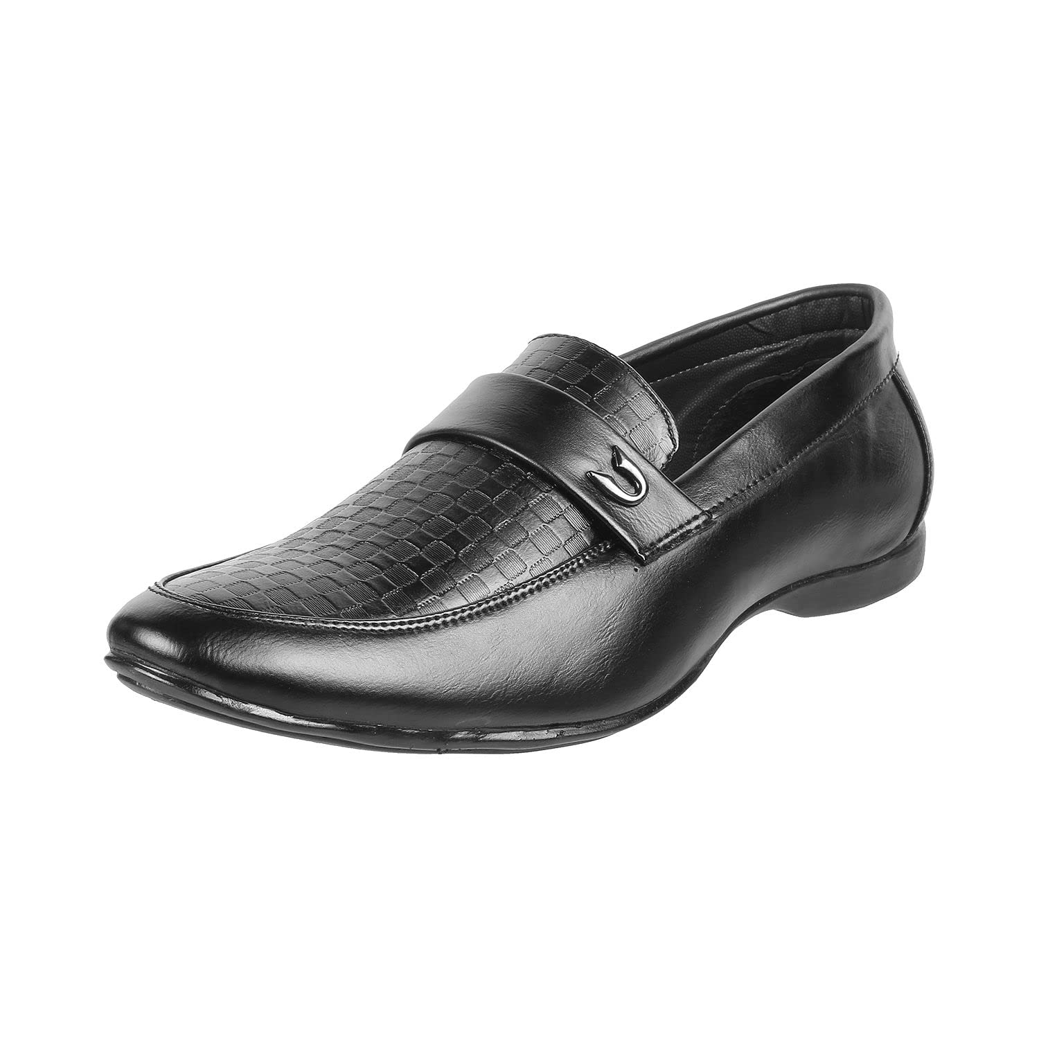 Walkway Men Black Synthetic Leather Loafer Shoes UK/6 EU/40 (19-6492) (B0CHQS97VY) Amazon Price History, Amazon Price Tracker