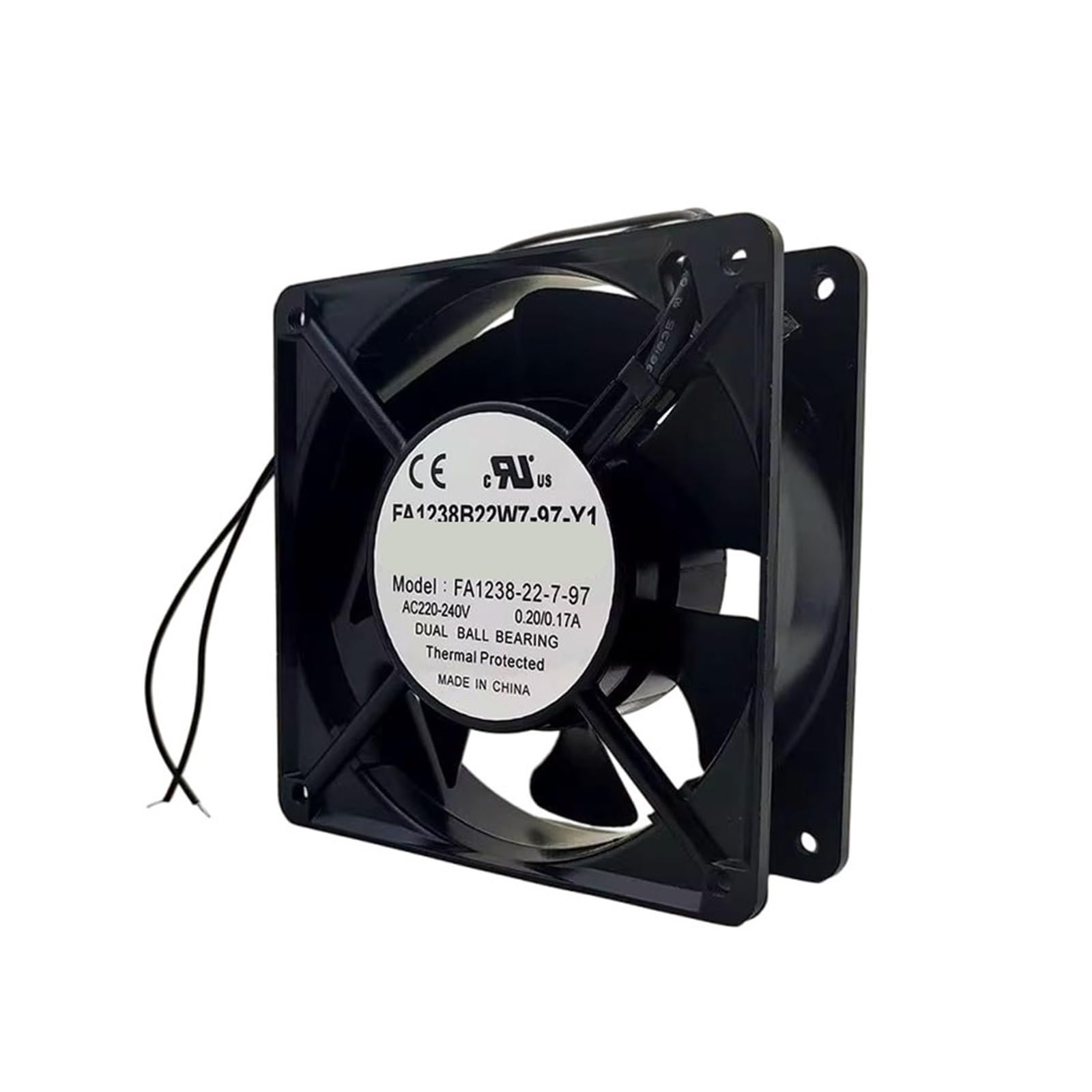 OKEWGHFL FA1238B22W7-97-Y1 AC 220V 0.20/0.17A 12038 120 * 120 * 38mm 12cm COOLING FAN RADIATOR
