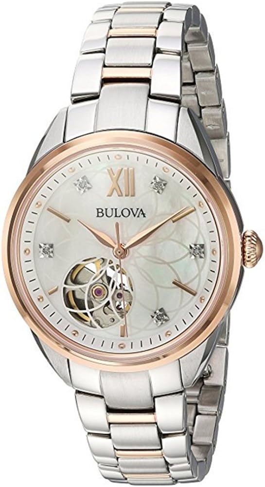 Bulova orologio di diamanti automatica delle donne 98P170