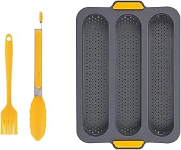 silicone francês, bandeja antiaderente pão francês perfurado, pão para aquecimento forno, torrada, sanduíche, casa, escola, assar, baodan