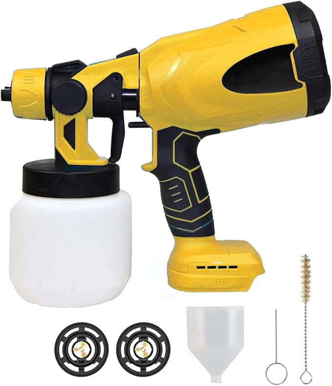 TEETOK Cordless Paint Sprayer for Dewalt 20V Max Battery, for Painting