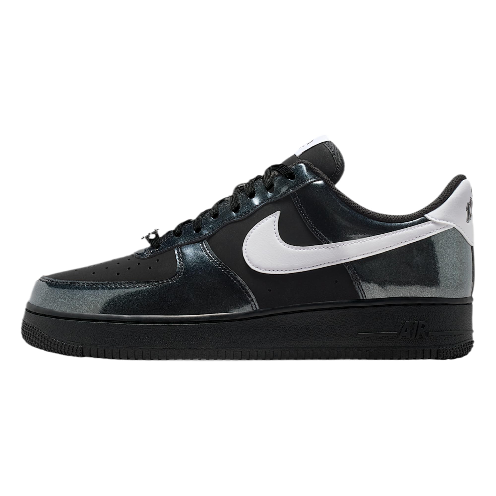 Nike Men's Black/White Air Force 1 Low 'Glam Rock' Ib6843-001