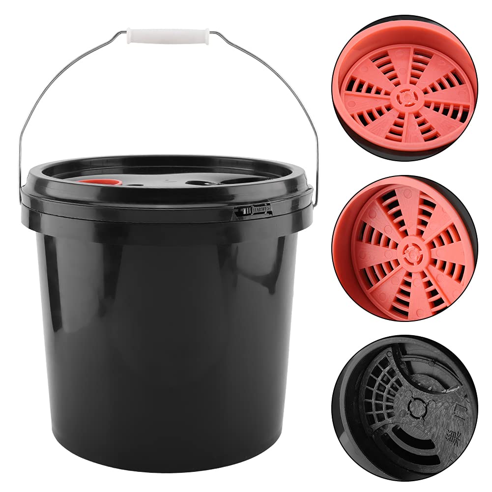 Colector de Abejas, Trampa para Insectos Colgante, Cesta de Abejas Ecológica para Jardín, Material PP, Negro