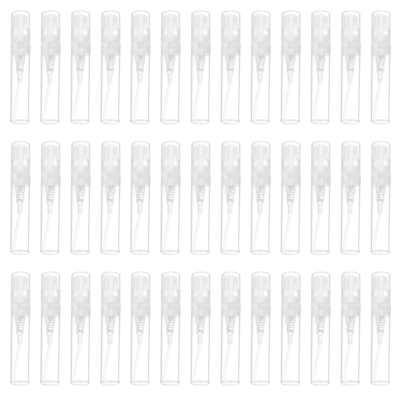 3Ml Mini Perfume Bottle Portable Empty Spray Container Refillable Cosmetic Bottle for Travel Gym Office Makeup Sample