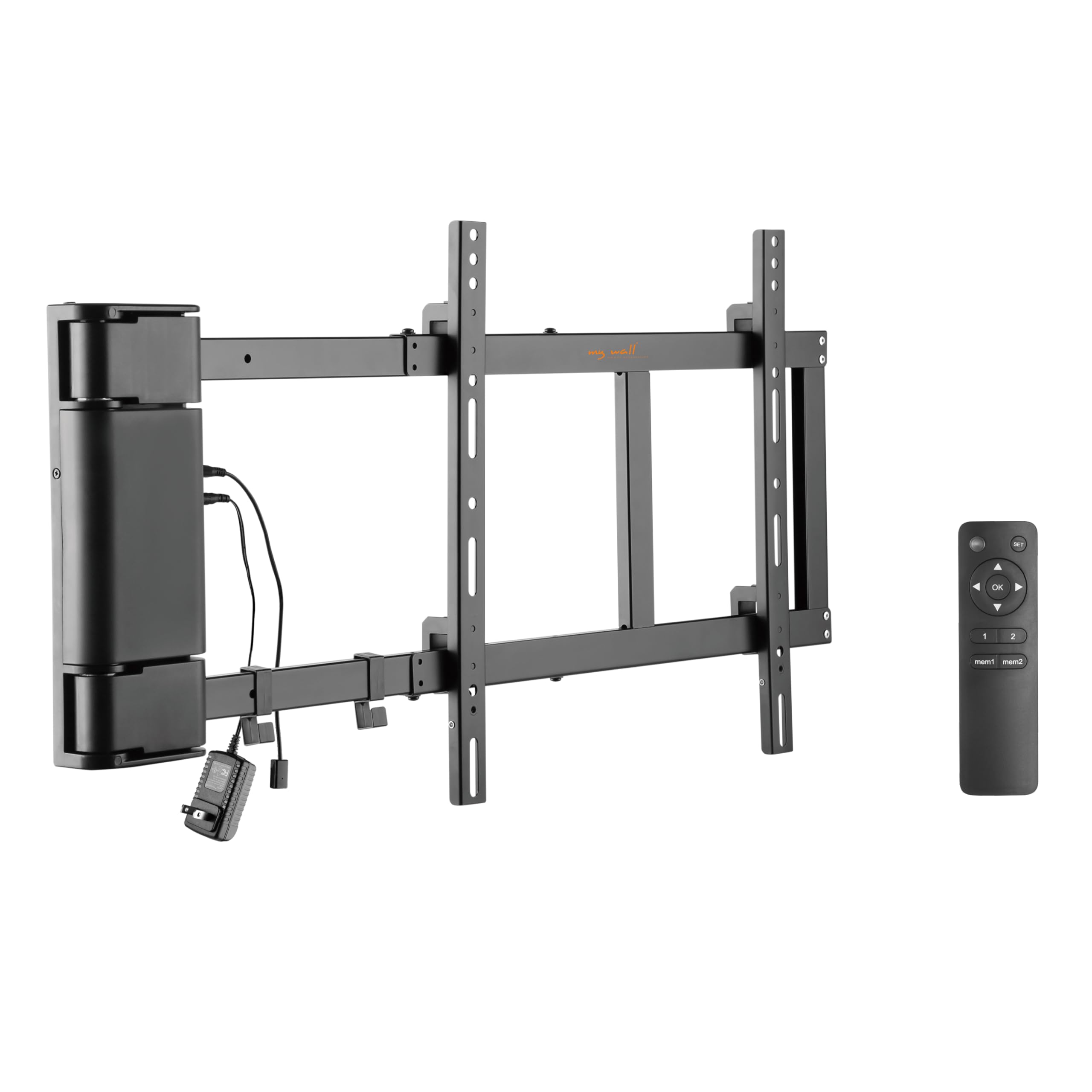 myWall hp29l motorizzata supporto da parete per tv a schermo piatto 32 – 60 pollici (81 – 152 cm), fino a 40 kg NERO