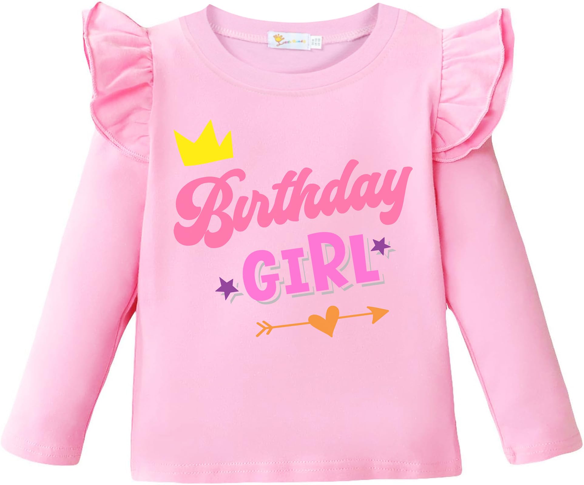 DHASIUE Geburtstag Mädchen Shirt Kleinkind Baby Mädchen Einhorn T-Shirt Geburtstag Tee Outfit Fliege Langarm Top Kleidung