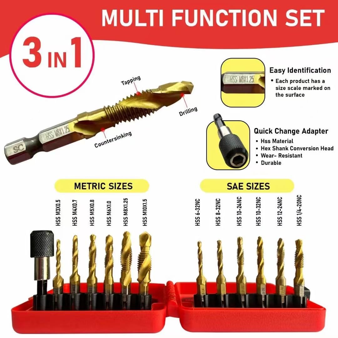 Drill America DWT3/8-24.005P 0.005 Oversized Tap, Plug, 3/8-24