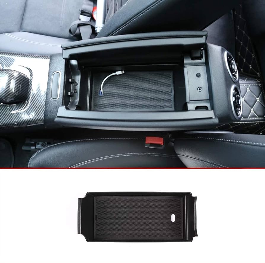 Amazon | 車内センターコンソールアームレスト収納ボックス電話