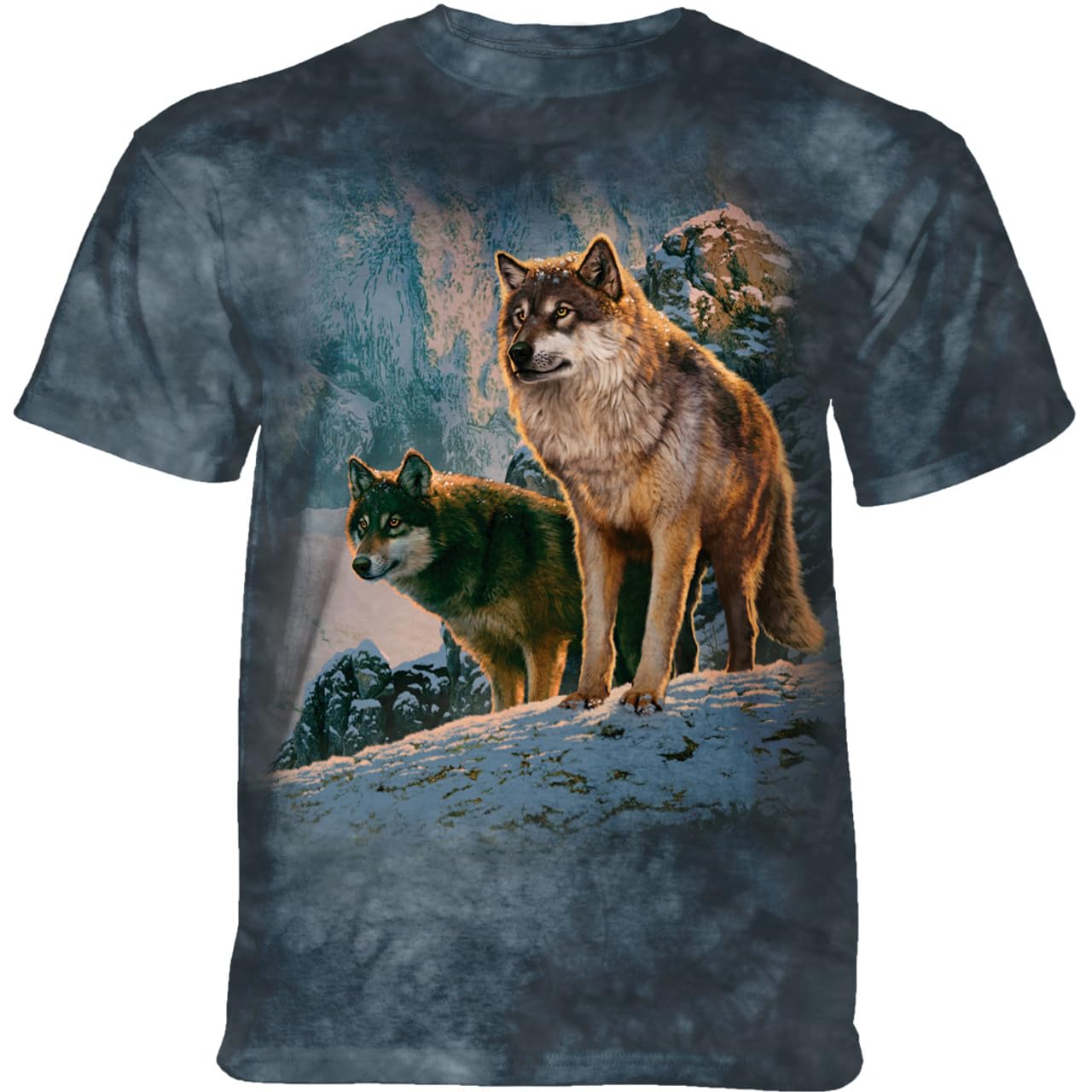 Wolves Unisex Adult Wolf Couple Sunset