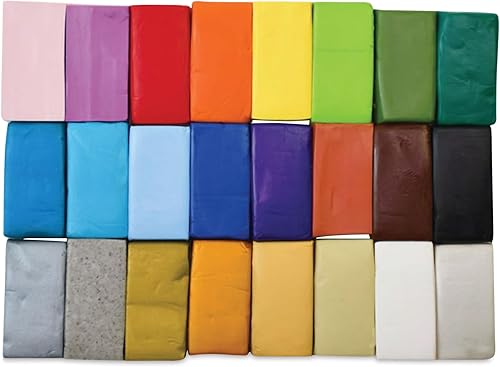 Miniatura 3 de Pack de arcilla de colores surtidos para modelar, 24-Pack