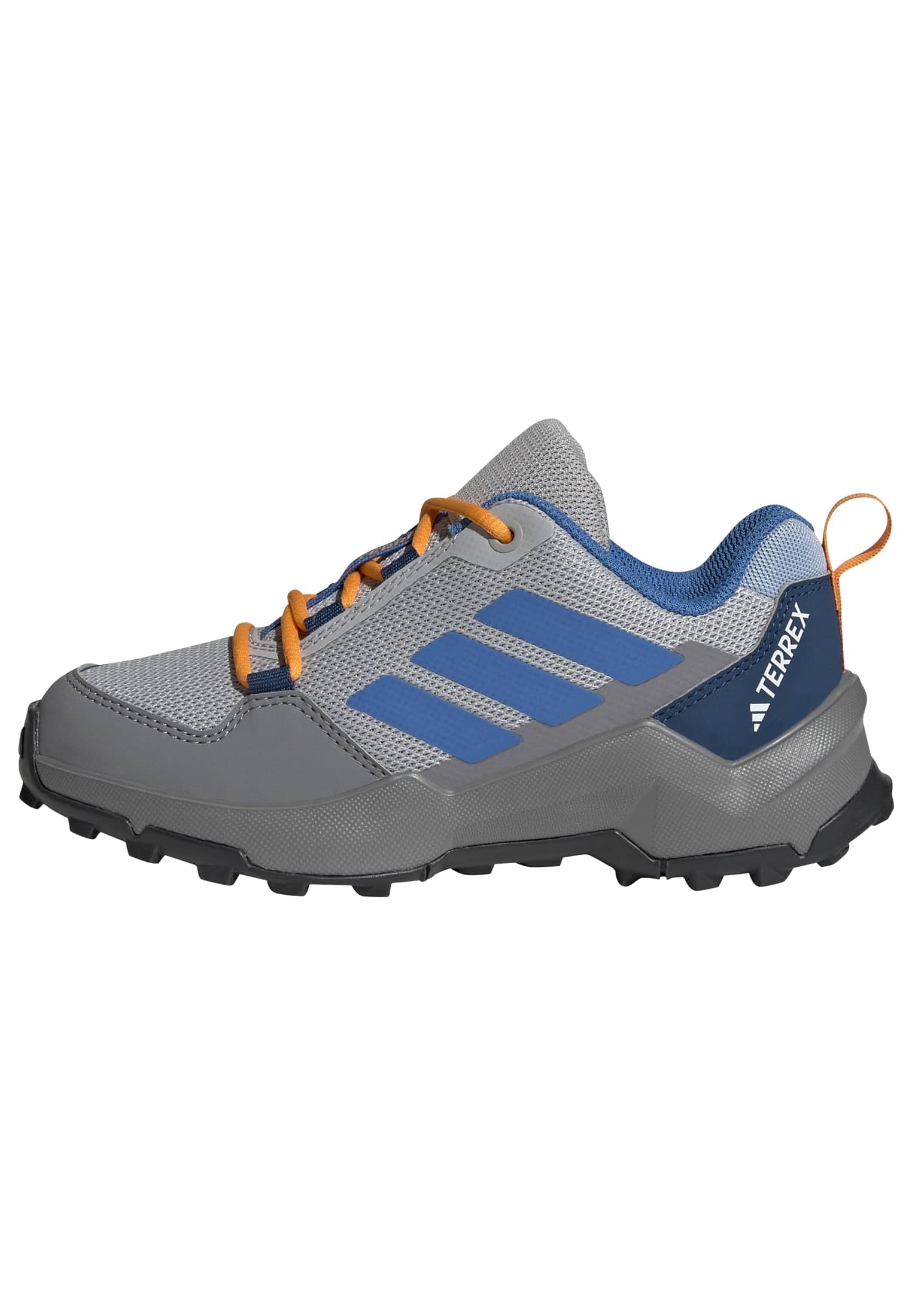 adidas Unisex Kids Terrex Ax4S Hiking Kids Shoes, Grey Two/Glow Blue/Grey Three, 4 UK