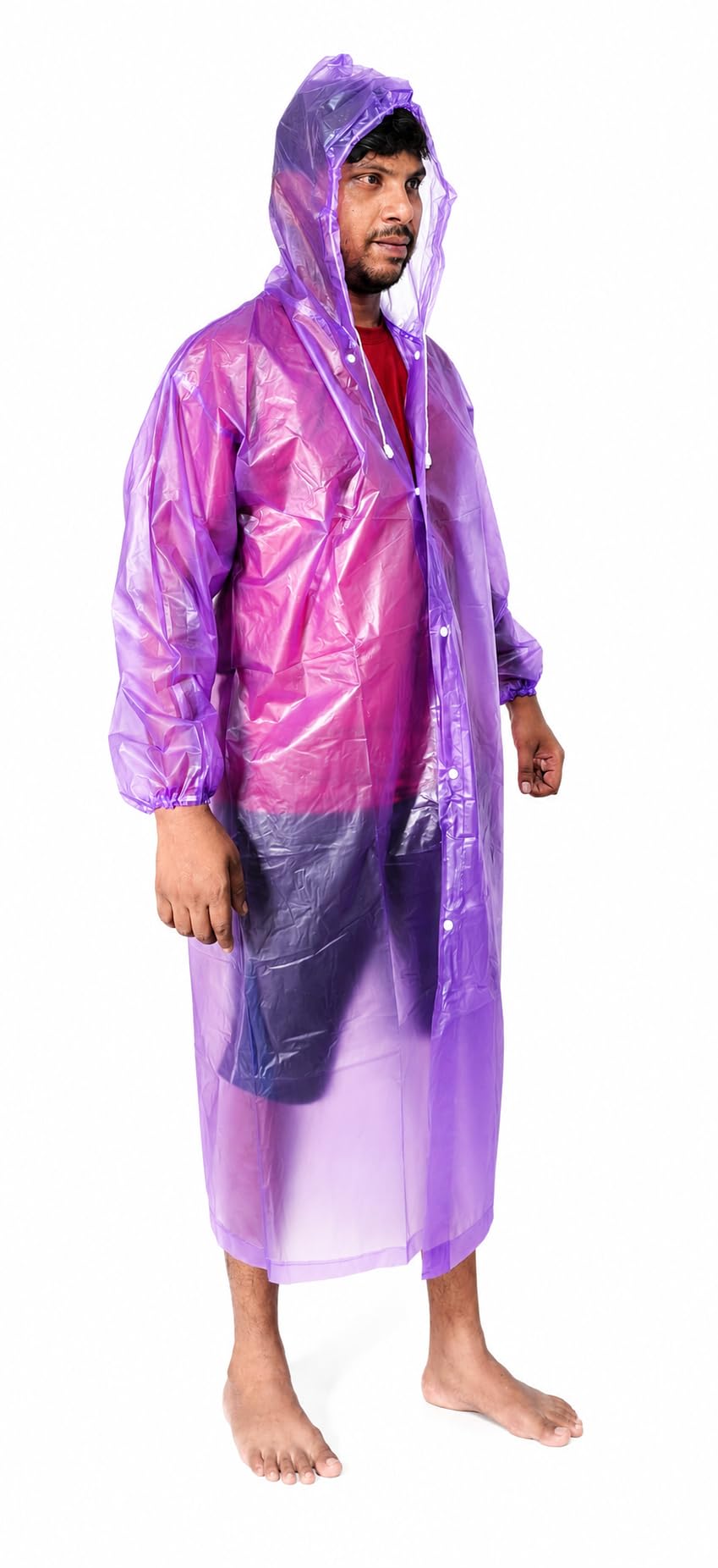 Raincoat for Men & women with Hood, Full Sleeve, XL-picture-48