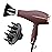 INFINITI PRO by CONAIR Hair Dryer, 1875W Blow Dryer with Diffuser and Concentrator Attachments, AC Motor with Ceramic Technology, 3 Heat & 2 Speed Settings, Plum