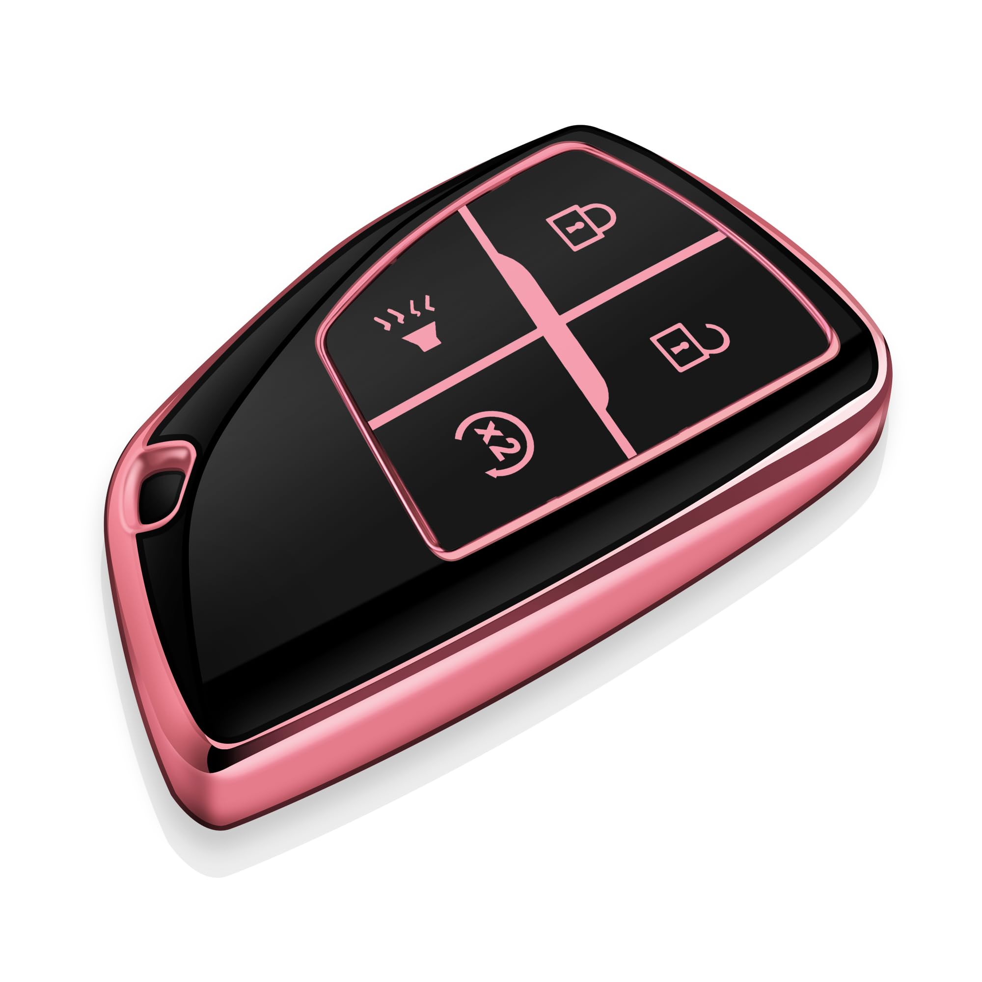 Tukellen for Chevy Key Fob Cover Soft TPU Full Protection Key Case Compatible with 2022-2026 Silverado 1500 GMC Sierra 1500, 2024 2025 2026 Silverado