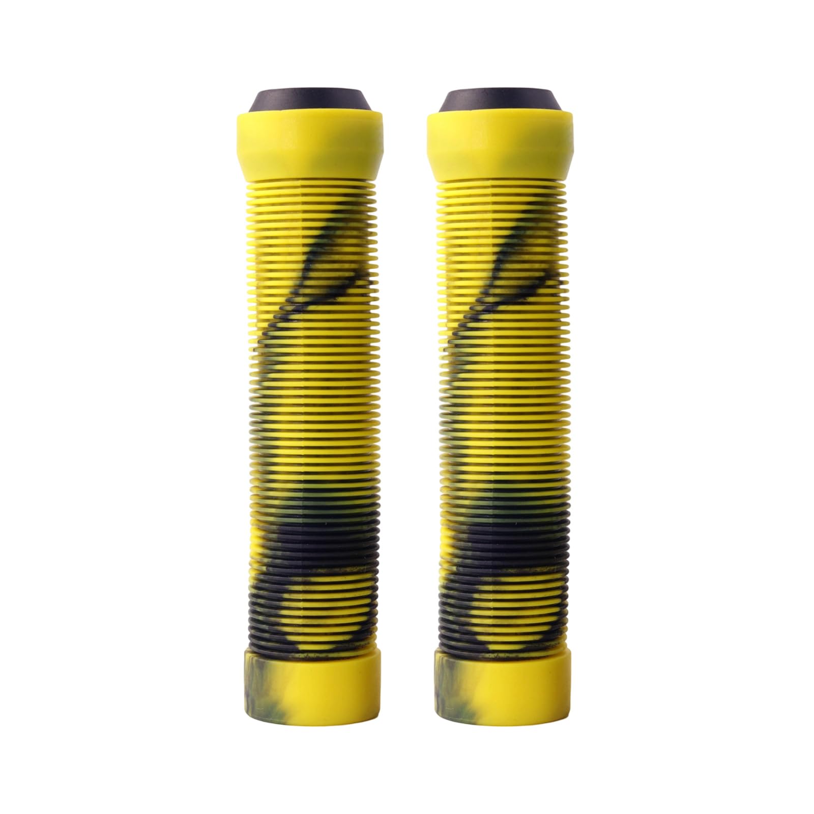 1Pair Ergonomic Bicycles Handle Grips Replacement Soft Rubber Shock Absorption Handle Rod Cover Easy Installation Soft Rubber Bicycles Handlebar Grips