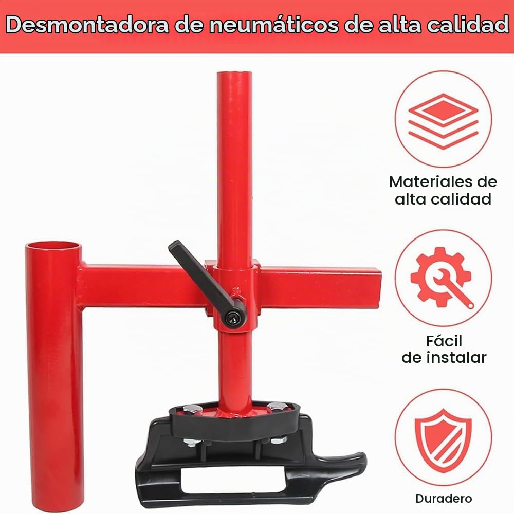 Desmontadora De Neumáticos Manual Ajustable,Kit Adaptador de Cabeza de Cambiador de Neumáticos Manual,Kit de Adaptador de Cabeza de Pato Manual del Cambiador de Neumáticos,para Neumáticos 16 A 21