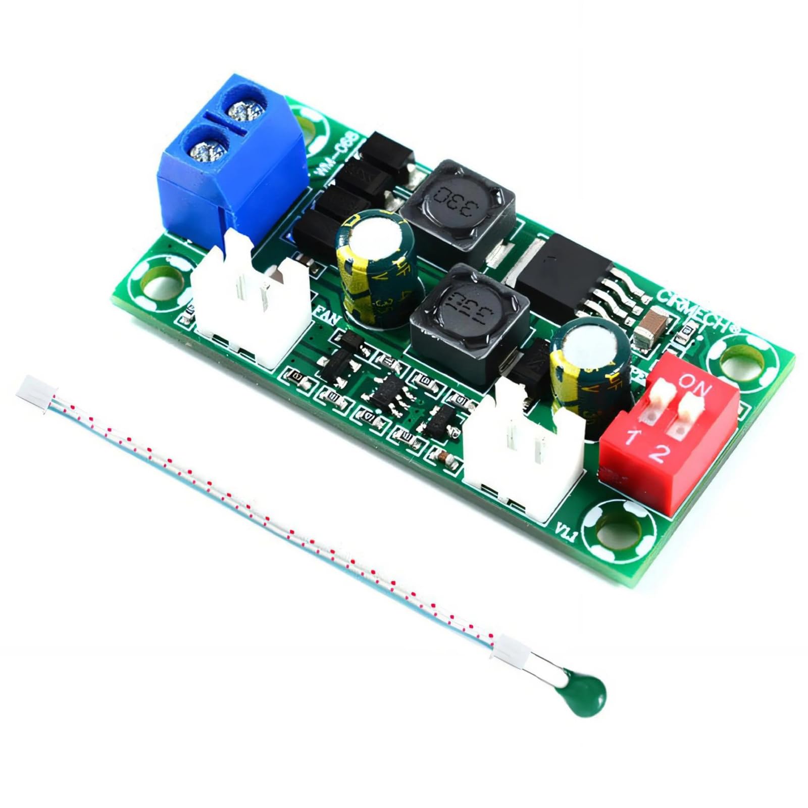 Automatic Temperature Controlled Fan Speed Module 5V 12V 24V for Electronics Cooling Automatic Temperature Control Module