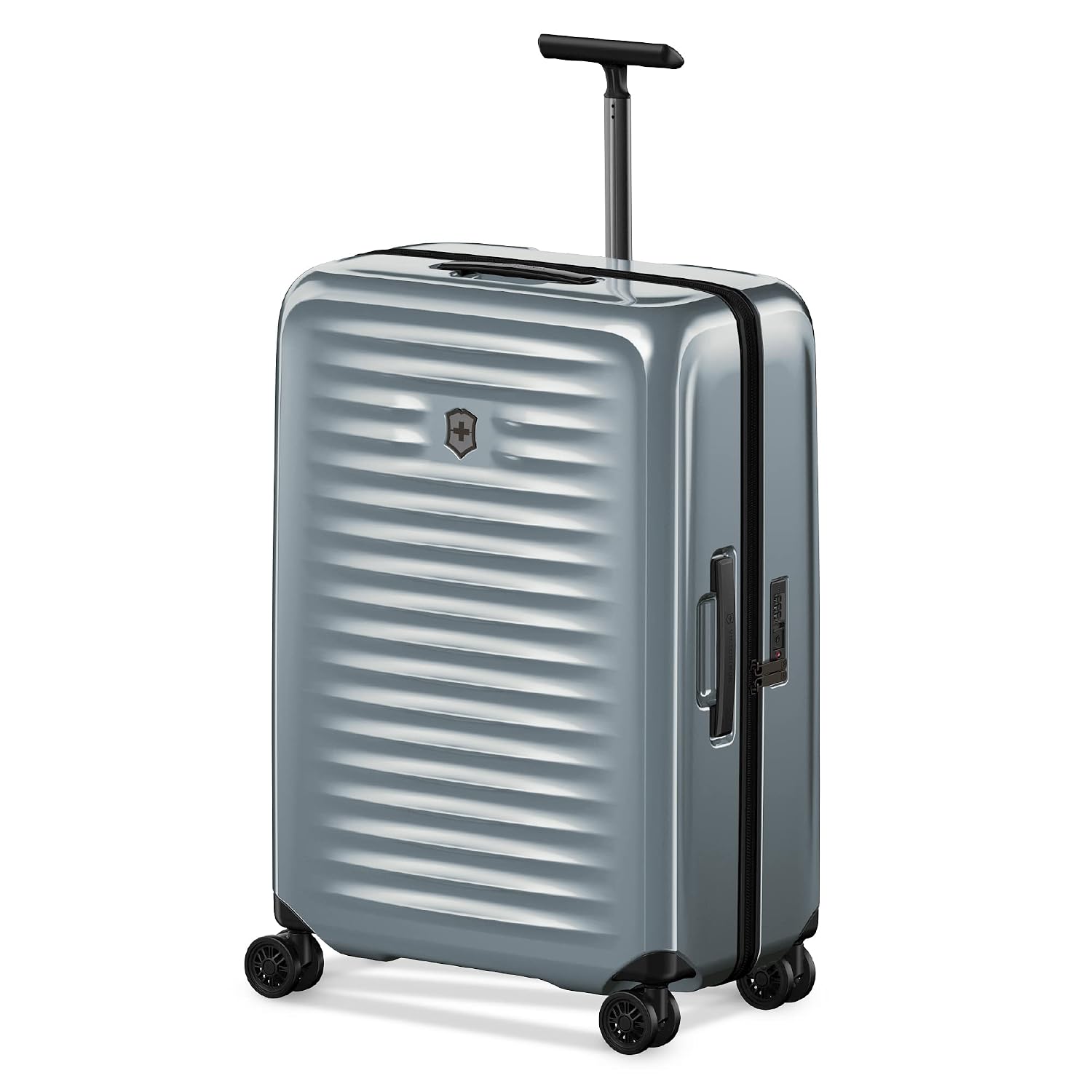 Victorinox, Airox Medium Hardside Luggage, 74 litres, Silver, 612508, Check-in Trolley Bag - Review, Price and Buying Guide