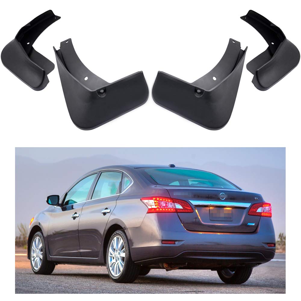 MOERTIFEI Car Mudguard Fender Mud Flaps Splash Guards Compatible with Nissan Sentra 2013 2014 2015