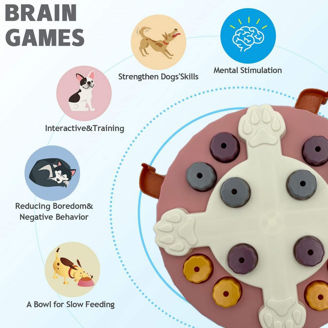 Interactive Pet Treat Dispenser, Slow Feeder, Brain Game, Puzzle, Improve IQ, Digestion, Reflexes, Train Body & Mind, Cats - Image 3