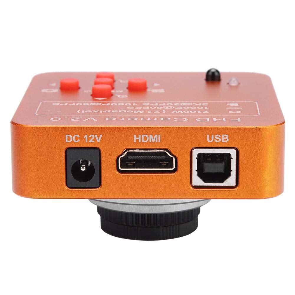Cámara de Microscopio HDMI,21MP 2K 1080P USB Microscopio de Video para la Industria para el operativo XP / 7/8/10 para microelectrónica, maquinaria de precisión, joyería