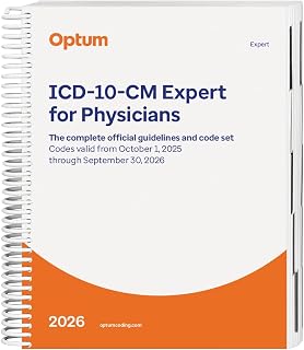 Optum 2026 ICD-10-CM Expert for Physicians Spiral Bound with Guidelines - HCC Icons & Coding Updates