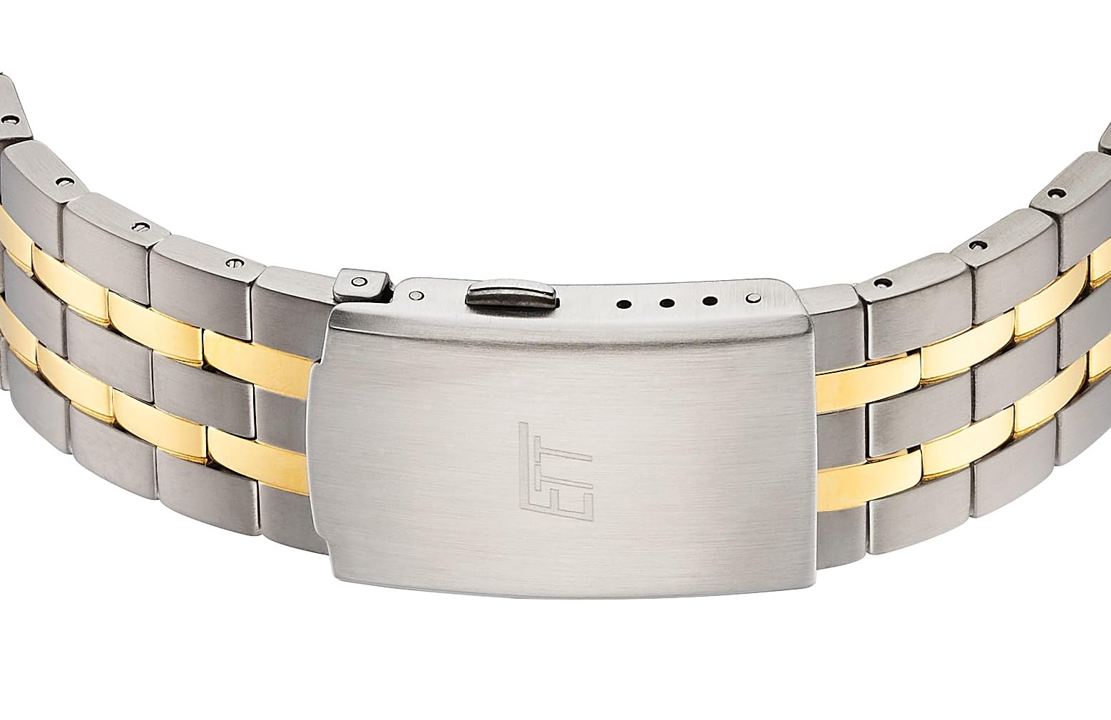 ETT Eco Tech Time Funk Solar Herren Uhr Analog mit digitalem Datum mit Titan Armband EGT-11722-52M